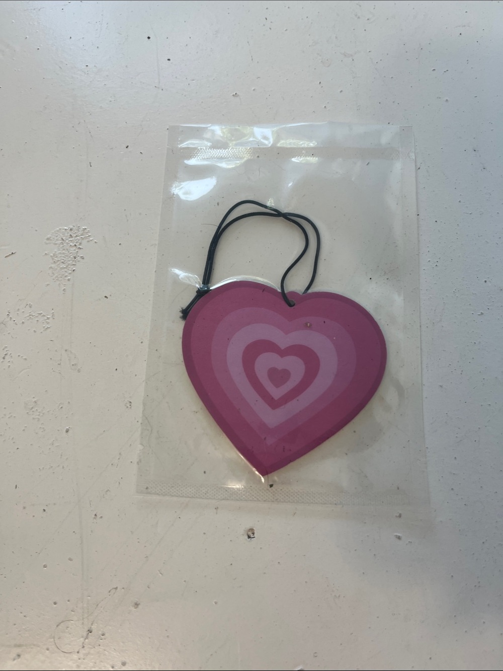 Amazon Purple Trippy Heart Car Air Freshner Rearview Mirror Hanger Decor